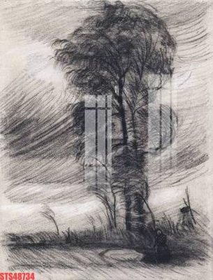 File tranh Tranh sơn dầu phương tây tổng hợp STS48734 (bản gốc) trang trí văn phòng