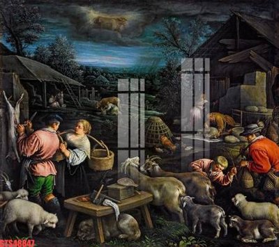 File in trần Tranh sơn dầu phương tây tổng hợp STS48847 (file gốc) phong thủy