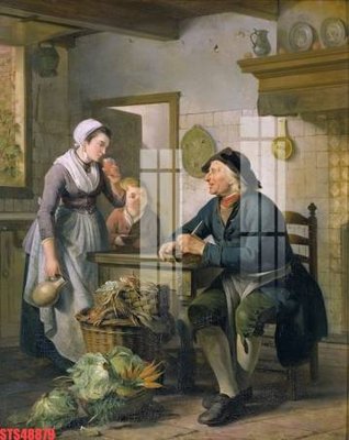 File in trần Tranh sơn dầu phương tây tổng hợp STS48879 (bản gốc) phong cảnh