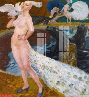 File in trần Tranh sơn dầu phương tây tổng hợp STS48894 (bản gốc) trời sao