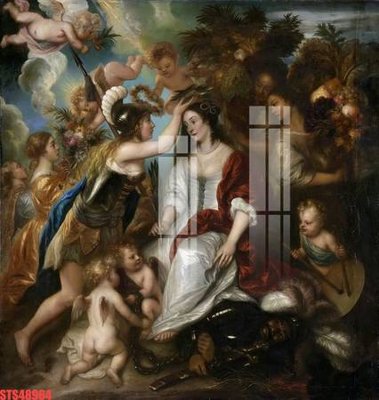 File gốc Tranh sơn dầu phương tây tổng hợp STS48964 (vector) cho in ấn