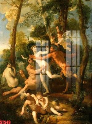 File gốc Tranh sơn dầu phương tây tổng hợp STS49 (ảnh chi tiết) để in trần