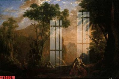 Download file gốc Tranh sơn dầu phương tây tổng hợp STS49070 (in mica) trong suốt