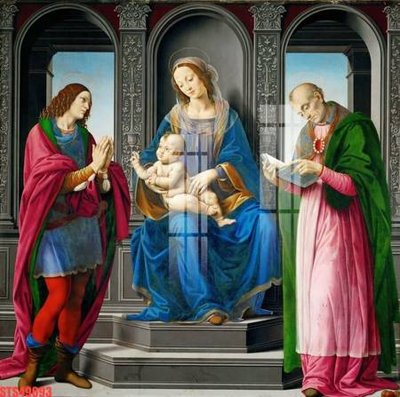 File tranh Tranh sơn dầu phương tây tổng hợp STS49093 (gốc) in film