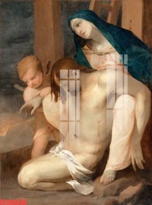 File in mica Tranh sơn dầu phương tây tổng hợp STS49336 (bản gốc) làm vách ngăn