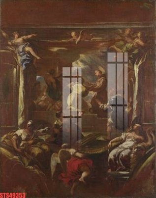 Tải file Tranh sơn dầu phương tây tổng hợp STS49353 (PSD) cho in tranh kính