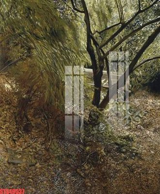 File in mica Tranh sơn dầu phương tây tổng hợp STS49537 (bản gốc) siêu trong