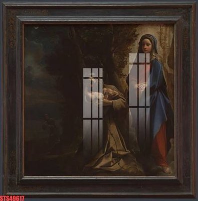 File tranh quảng cáo Tranh sơn dầu phương tây tổng hợp STS49617 (download file gốc)