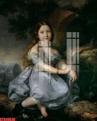 File gốc Tranh sơn dầu phương tây tổng hợp STS49676 (in tráng gương) ốp tường