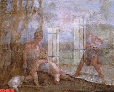 File tranh Tranh sơn dầu phương tây tổng hợp STS49770 (gốc) in trên kính