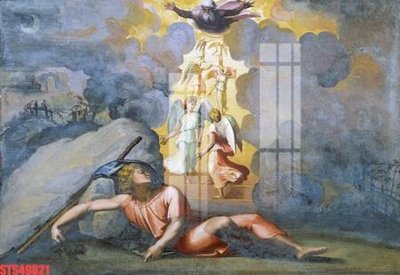 File tranh Tranh sơn dầu phương tây tổng hợp STS49821 (gốc) chủ đề thành phố