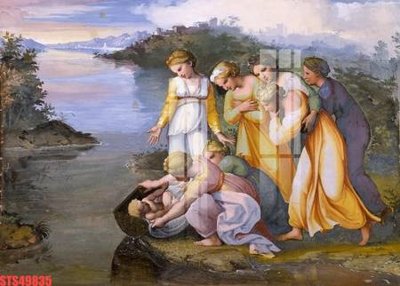 File in trần Tranh sơn dầu phương tây tổng hợp STS49835 (bản gốc) hoa văn