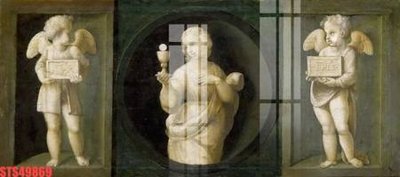 Tải file gốc in lụa Tranh sơn dầu phương tây tổng hợp STS49869 siêu nét