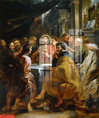 File tranh in trần 3D Tranh sơn dầu phương tây tổng hợp STS4995 (ảnh gốc)