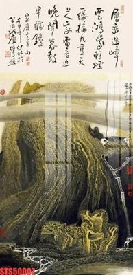 File gốc Tranh sơn dầu phương tây tổng hợp STS50007 (in lụa) tranh phong thủy