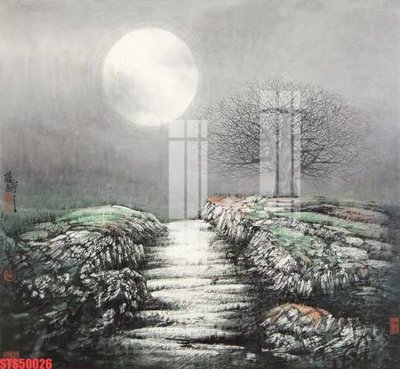 File tranh PSD Tranh sơn dầu phương tây tổng hợp STS50026 chất lượng cao