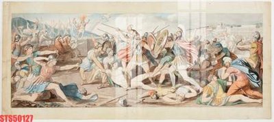 File PSD Tranh sơn dầu phương tây tổng hợp STS50127 (gốc) cho designer