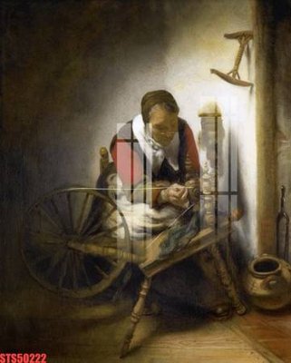 File tranh Tranh sơn dầu phương tây tổng hợp STS50222 (bản gốc) trang trí văn phòng