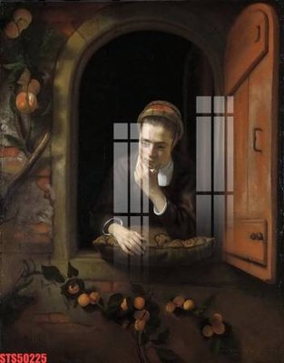 Tải file Tranh sơn dầu phương tây tổng hợp STS50225 (gốc) chủ đề phong thủy