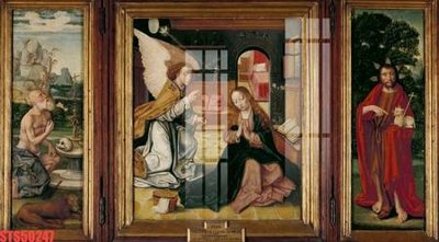 File gốc Tranh sơn dầu phương tây tổng hợp STS50247 (in lụa) tranh phong thủy