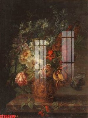 Tải file Tranh sơn dầu phương tây tổng hợp STS50290 (gốc) chủ đề phong thủy