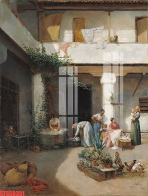 Download file gốc Tranh sơn dầu phương tây tổng hợp STS50351 (in mica) logo