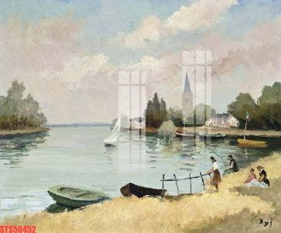 File gốc in ấn Tranh sơn dầu phương tây tổng hợp STS50452 chuẩn màu CMYK