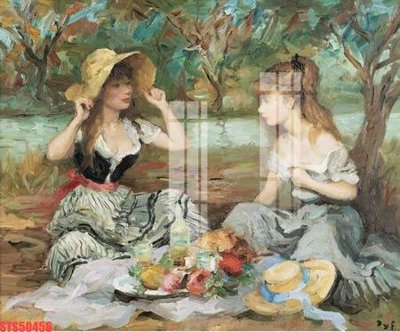 File ảnh Tranh sơn dầu phương tây tổng hợp STS50456 (gốc) trang trí khách sạn