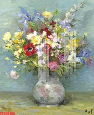 File tranh Tranh sơn dầu phương tây tổng hợp STS50465 (file gốc) chủ đề phong thủy