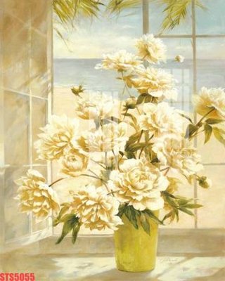 File tranh Tranh sơn dầu phương tây tổng hợp STS5055 (bản gốc) in lụa 3D