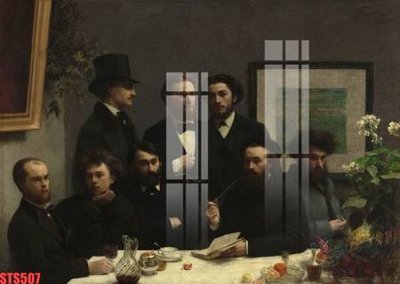 File in ấn chuyên nghiệp Tranh sơn dầu phương tây tổng hợp STS507 (file gốc)