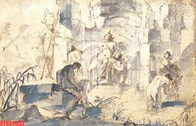 File tranh Tranh sơn dầu phương tây tổng hợp STS51033 (gốc) in backlit film