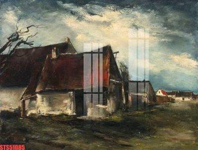 Download file Tranh sơn dầu phương tây tổng hợp STS51085 (gốc) in mica bàn thờ