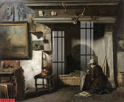 File in mica Tranh sơn dầu phương tây tổng hợp STS51180 (ảnh gốc) đẹp