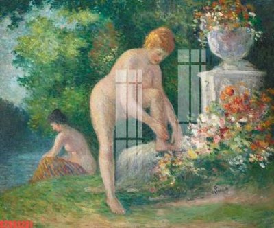 File gốc Tranh sơn dầu phương tây tổng hợp STS51231 (in tráng gương) ốp tường