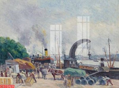 Hình ảnh file gốc in trần nhà Tranh sơn dầu phương tây tổng hợp STS51282