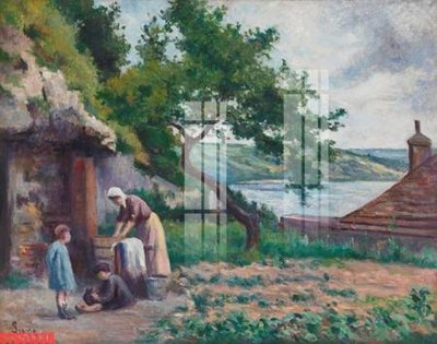 File tranh gốc Tranh sơn dầu phương tây tổng hợp STS51338 (bản quyền) file PSD