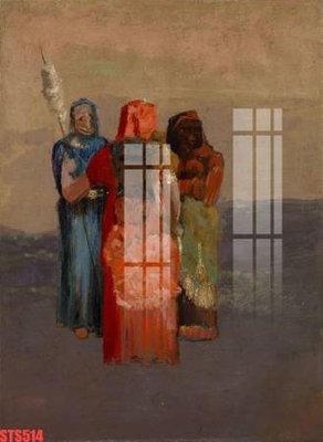 File gốc Tranh sơn dầu phương tây tổng hợp STS514 (in mica) làm quà tặng