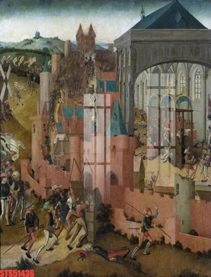 Download file gốc Tranh sơn dầu phương tây tổng hợp STS51436 (in mica) trang trí