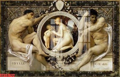 File gốc Tranh sơn dầu phương tây tổng hợp STS51622 (PNG) chất lượng cao