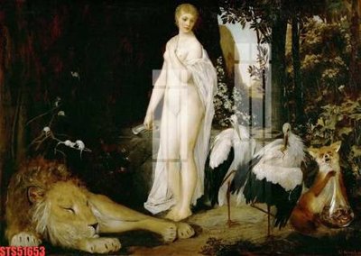 File tranh Tranh sơn dầu phương tây tổng hợp STS51653 (bản gốc) treo quán cafe