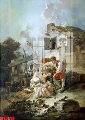 File tranh Tranh sơn dầu phương tây tổng hợp STS51790 (bản gốc) treo phòng ăn