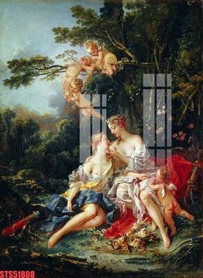 File tranh Tranh sơn dầu phương tây tổng hợp STS51808 (gốc) chủ đề thành phố