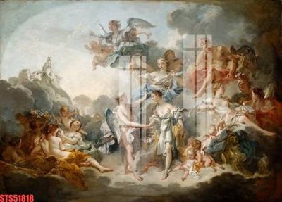 File gốc Tranh sơn dầu phương tây tổng hợp STS51818 (in 3D) cho trang trí