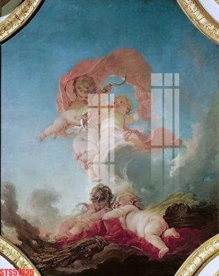 File tranh in trần 3D Tranh sơn dầu phương tây tổng hợp STS51825 (ảnh gốc)