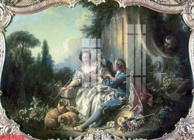 File tranh Tranh sơn dầu phương tây tổng hợp STS51830 (gốc) chủ đề con người