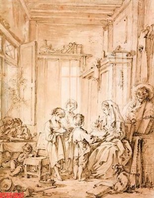 Tải file tranh Tranh sơn dầu phương tây tổng hợp STS51837 (gốc) tại Filetranh.com