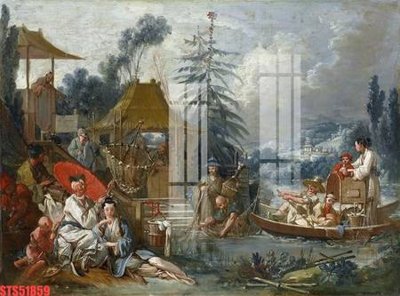 File in trần Tranh sơn dầu phương tây tổng hợp STS51859 (bản gốc) phong cảnh