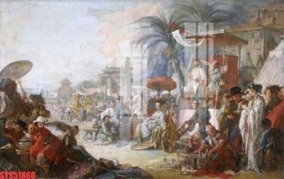 Download file Tranh sơn dầu phương tây tổng hợp STS51860 (gốc) cho xưởng in