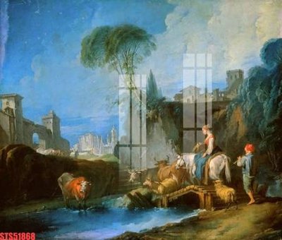 Tải về file gốc Tranh sơn dầu phương tây tổng hợp STS51868 (chuẩn in ấn)